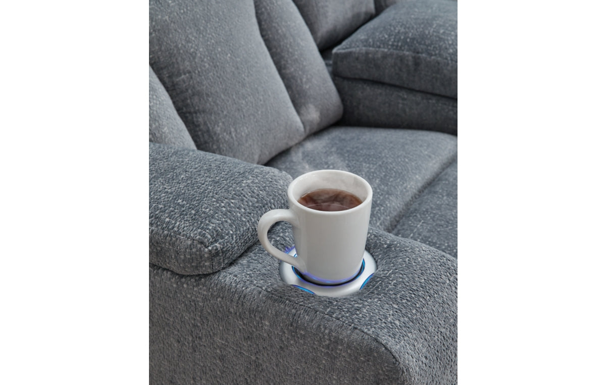 Studio Cave Power Reclining Loveseat with Console