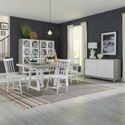 Palmetto Heights Opt 5 Piece Double Pedestal Table Set