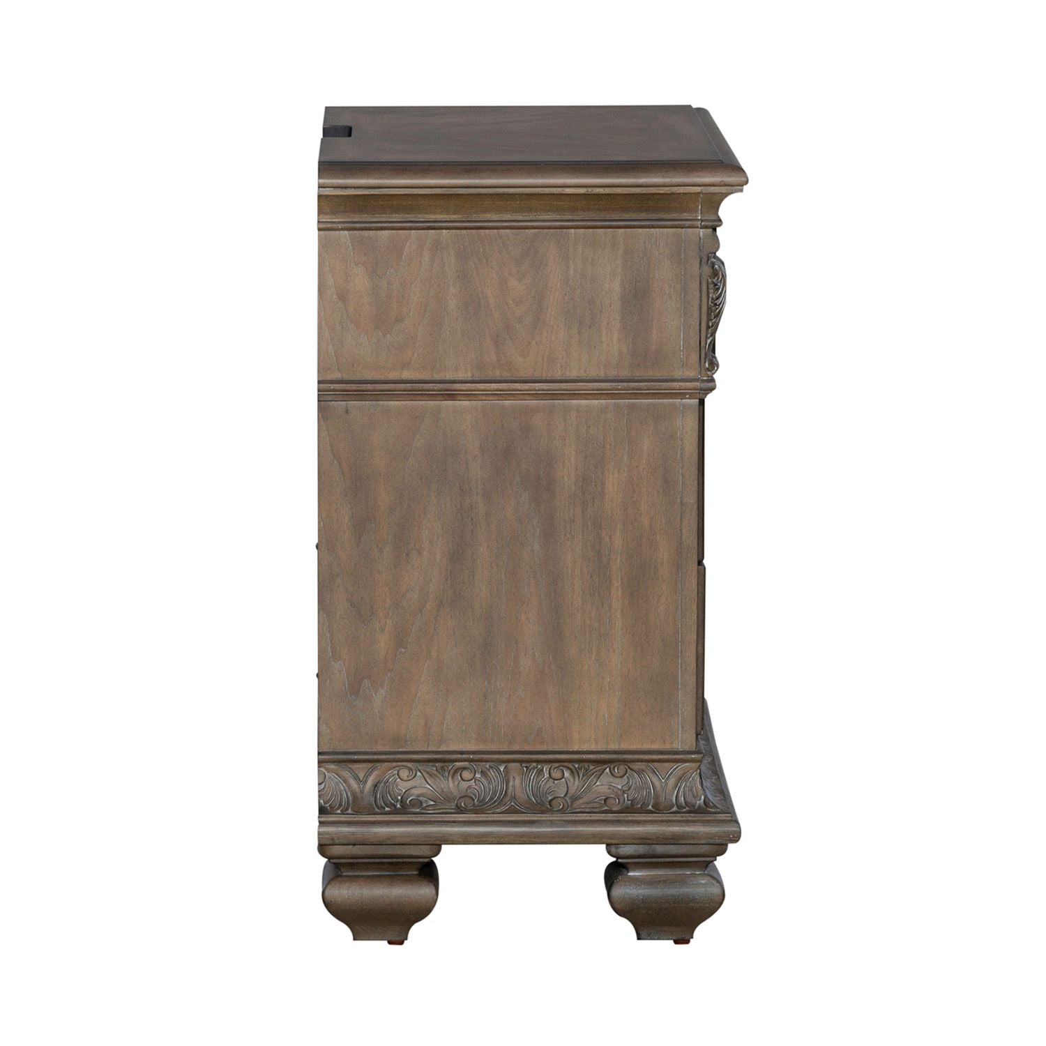 Carlisle Court 3 Drawer Nightstand with Charging Station