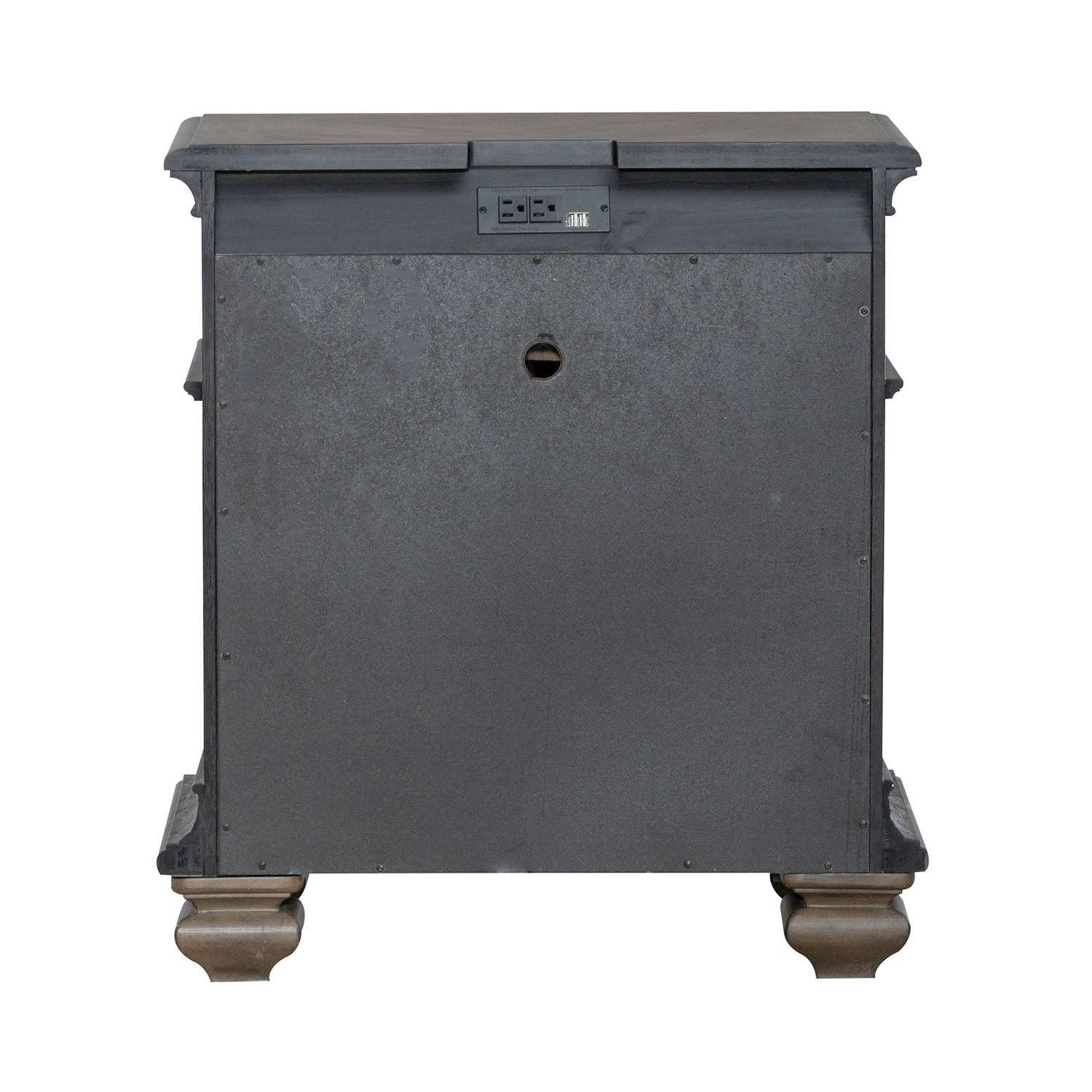 Carlisle Court 3 Drawer Nightstand with Charging Station