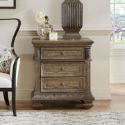 Carlisle Court 3 Drawer Nightstand with Charging Station