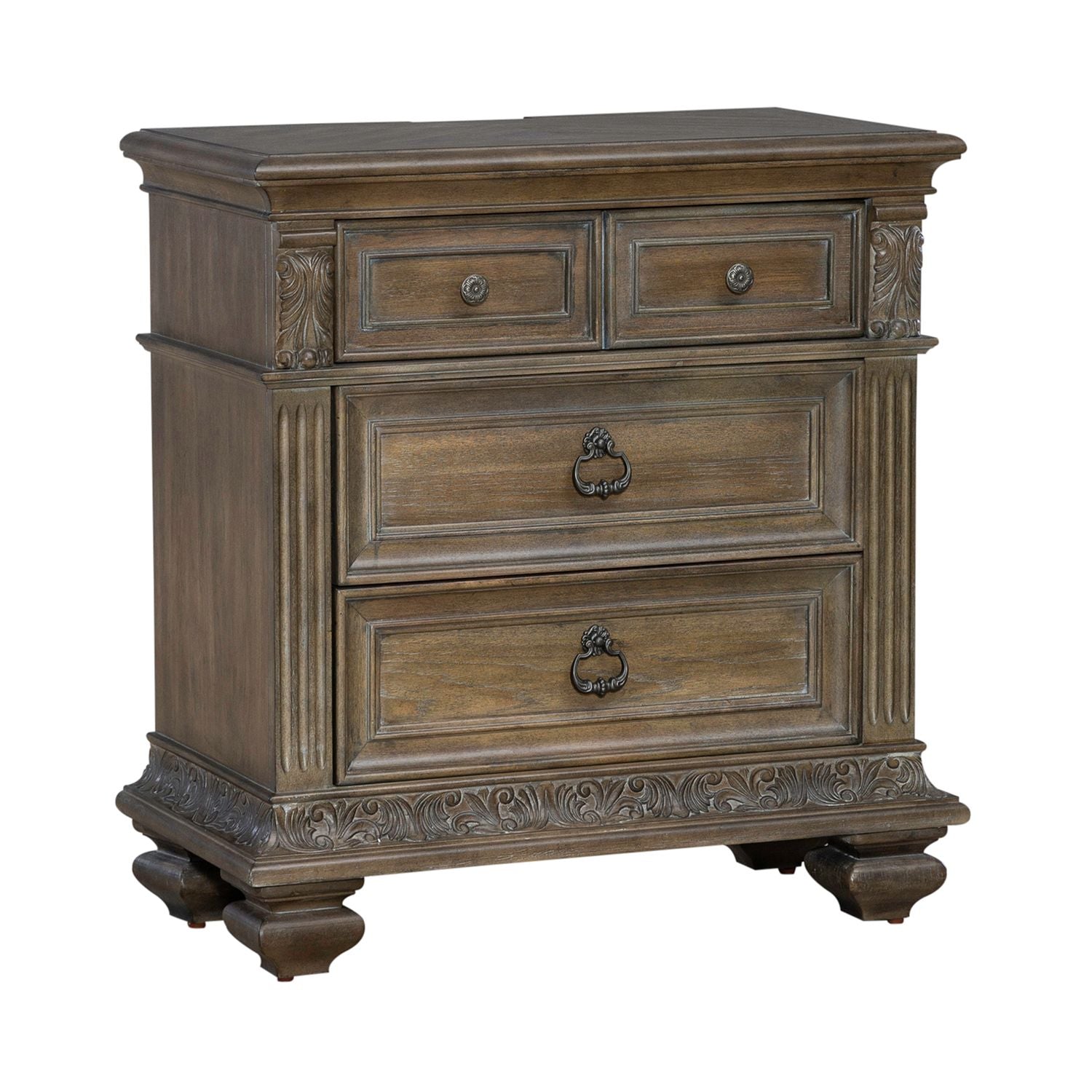 Carlisle Court Bedside Chest with Charging Station