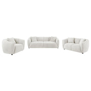 Aleisha 3-piece Fabric Upholstered Sofa Set Sand