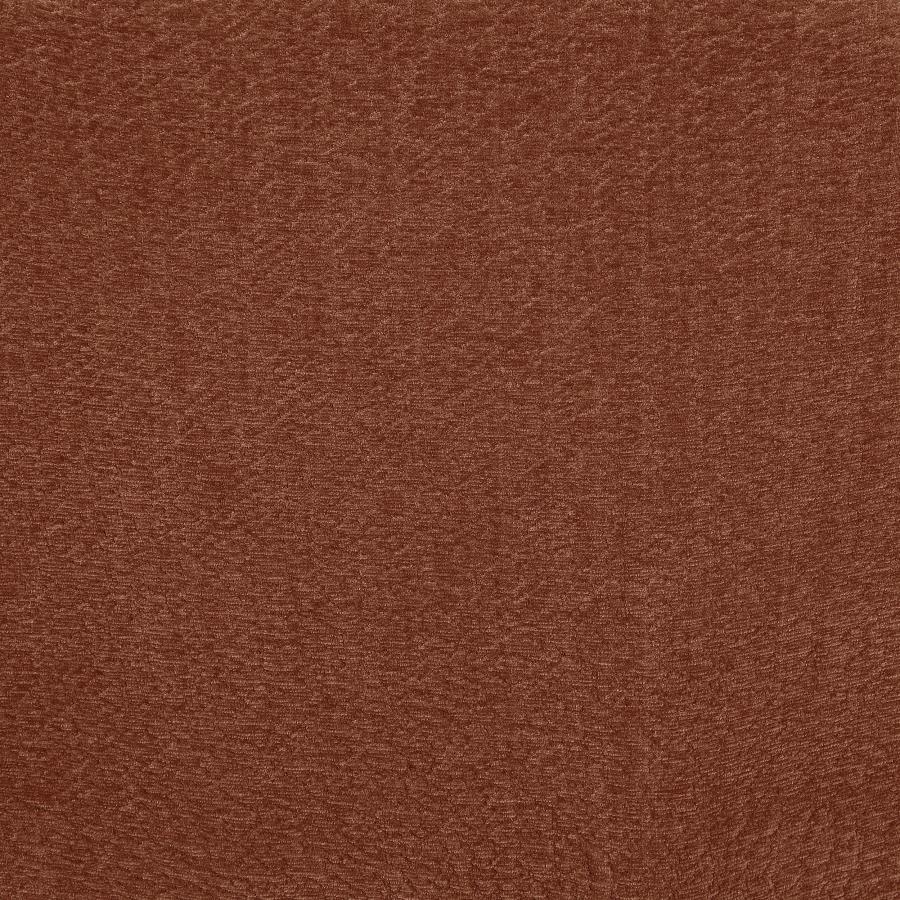 Byrne Velvet Upholstered Armless Chair Rust