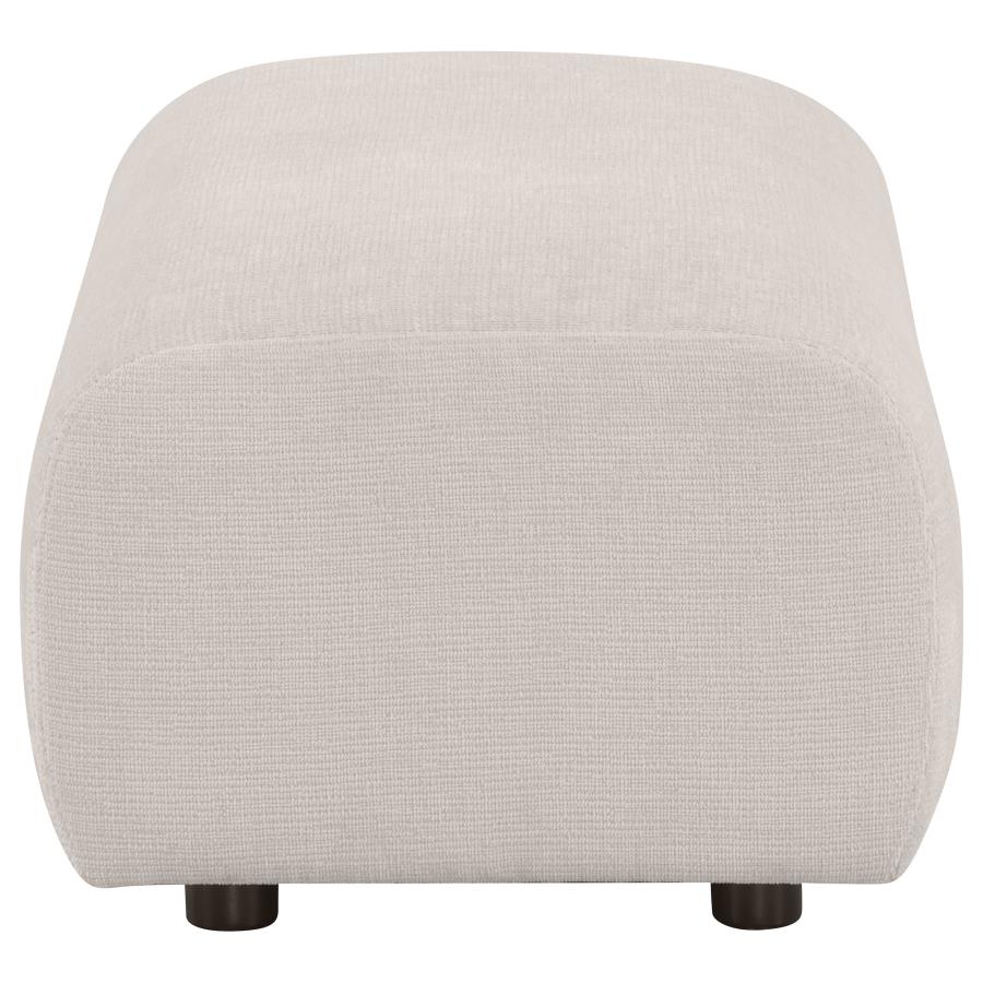 Burnett 4-piece Chenille Upholstered Sofa Set Ivory