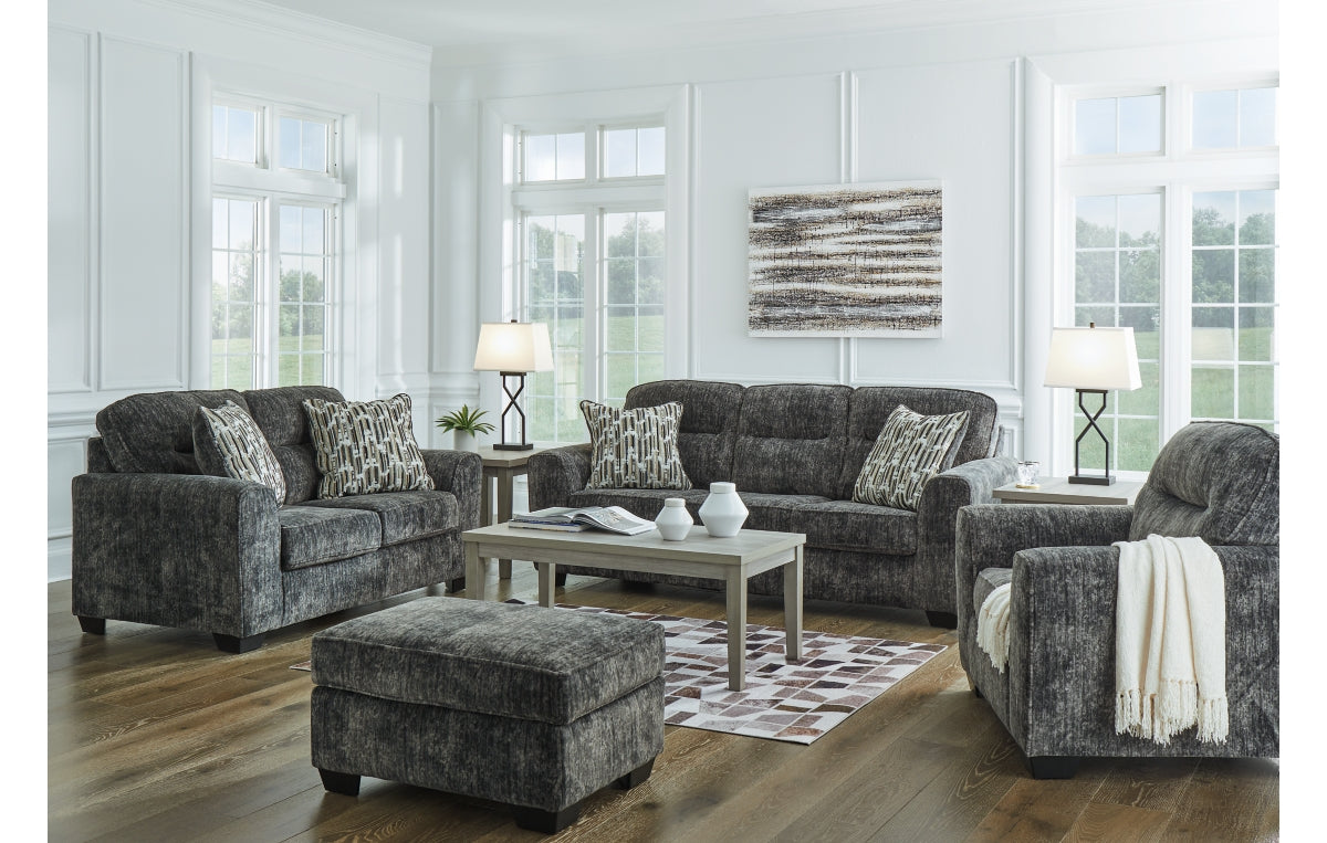 Lonoke Sofa, Loveseat, Chair and Ottoman