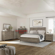 Rochelle Park King Panel Bed, Dresser & Mirror, Nightstand