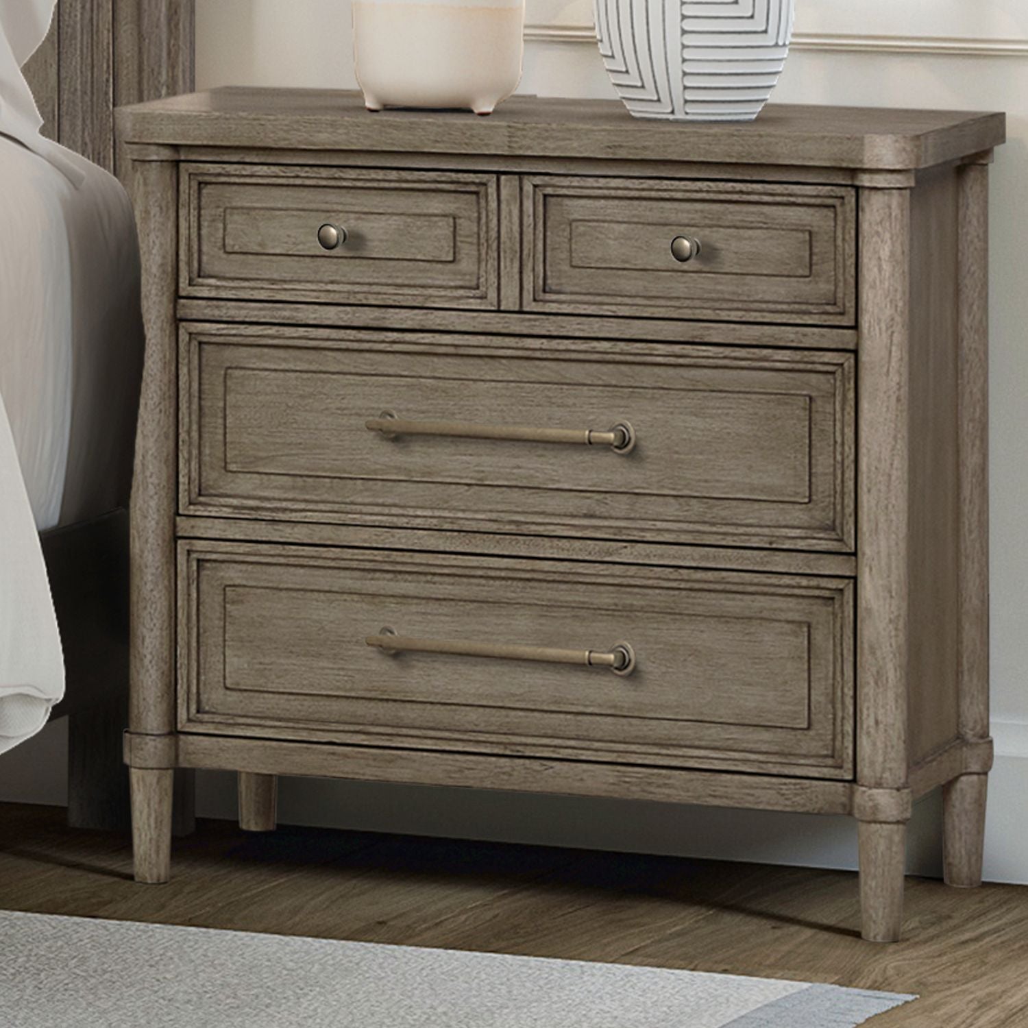 Rochelle Park Nightstand with Charging Station