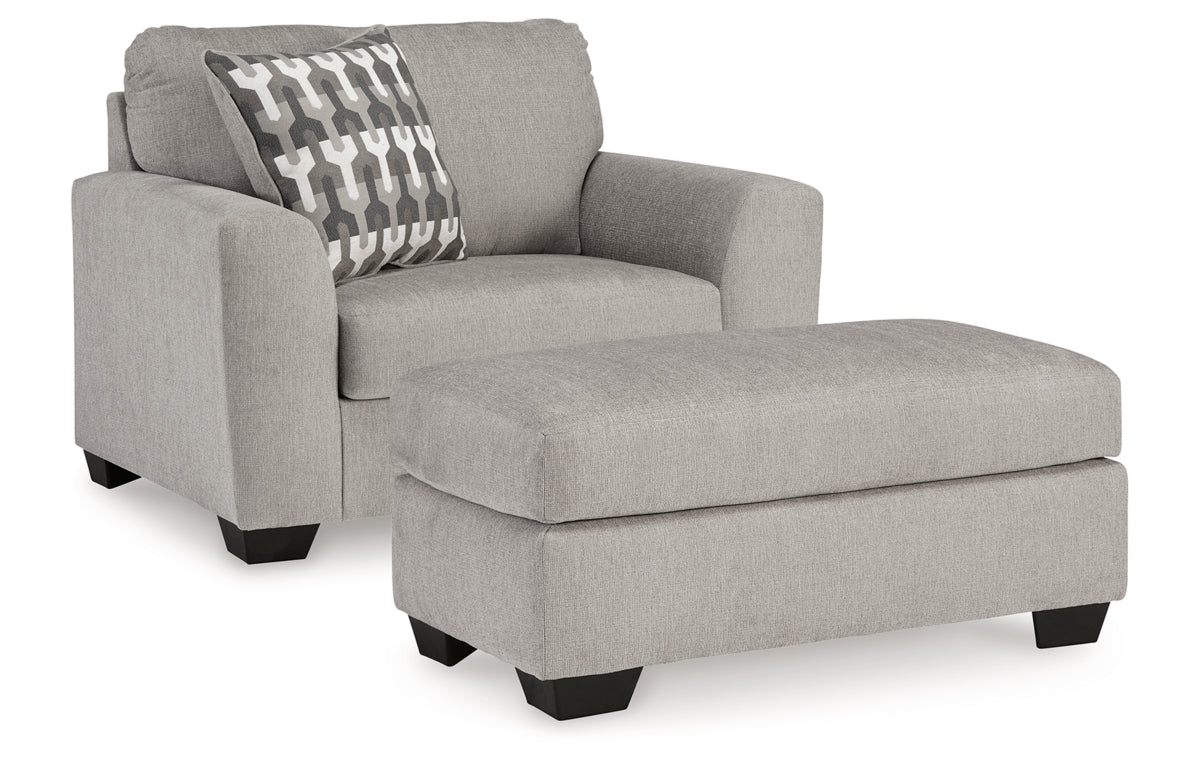 Avenal Park Chair and Ottoman