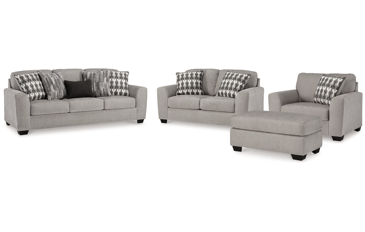 Avenal Park Sofa, Loveseat, Chair and Ottoman