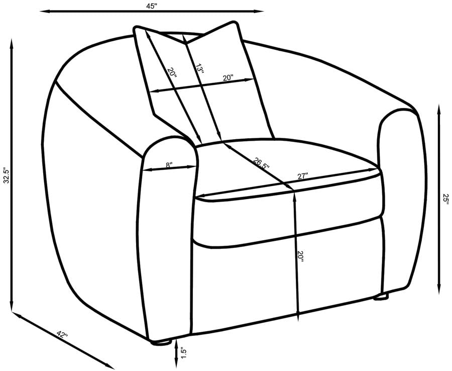 Isabella 3-piece Sherpa Upholstered Sofa Set Natural