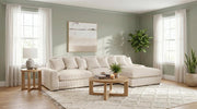 Blaine 3-Piece Corduroy Reversible Chaise Sectional Sofa Sand