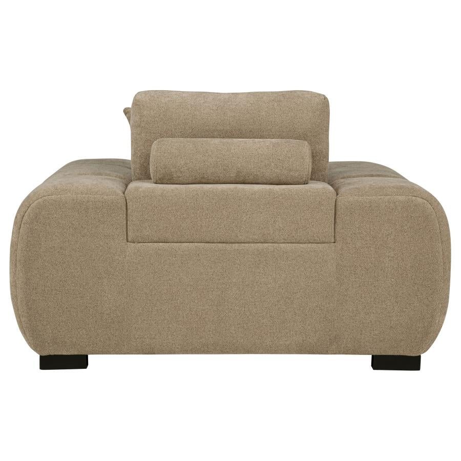 Octavia Tufted Upholstered Accent Chair Camel