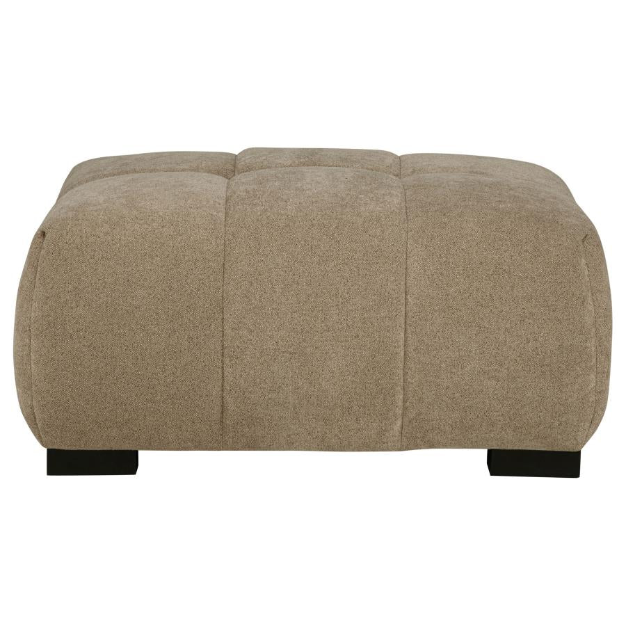 Octavia Tufted Upholstered Rectangular Ottoman Camel