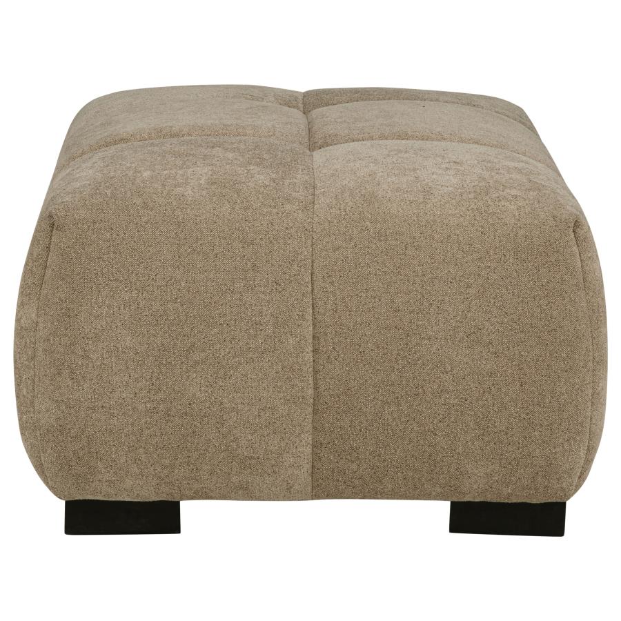 Octavia Tufted Upholstered Rectangular Ottoman Camel