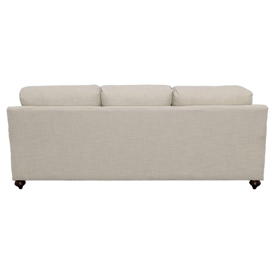 Glenn 2-piece Upholstered Sofa Set Light Grey and Blue