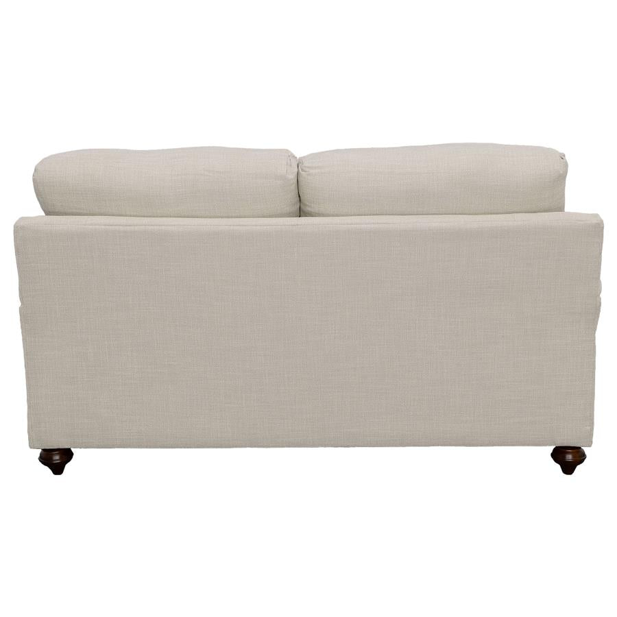 Glenn 3-piece Upholstered Sofa Set Light Grey and Blue