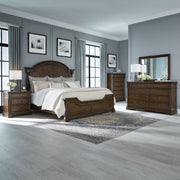 Arden Road King California Poster Bed, Dresser & Mirror, Chest, Nightstand