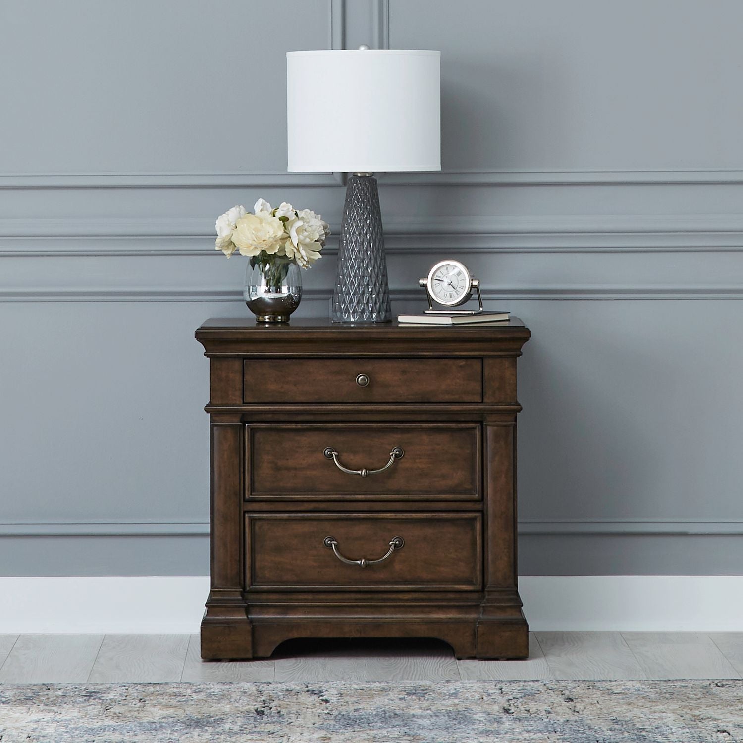 Arden Road Nightstand with Charging Station
