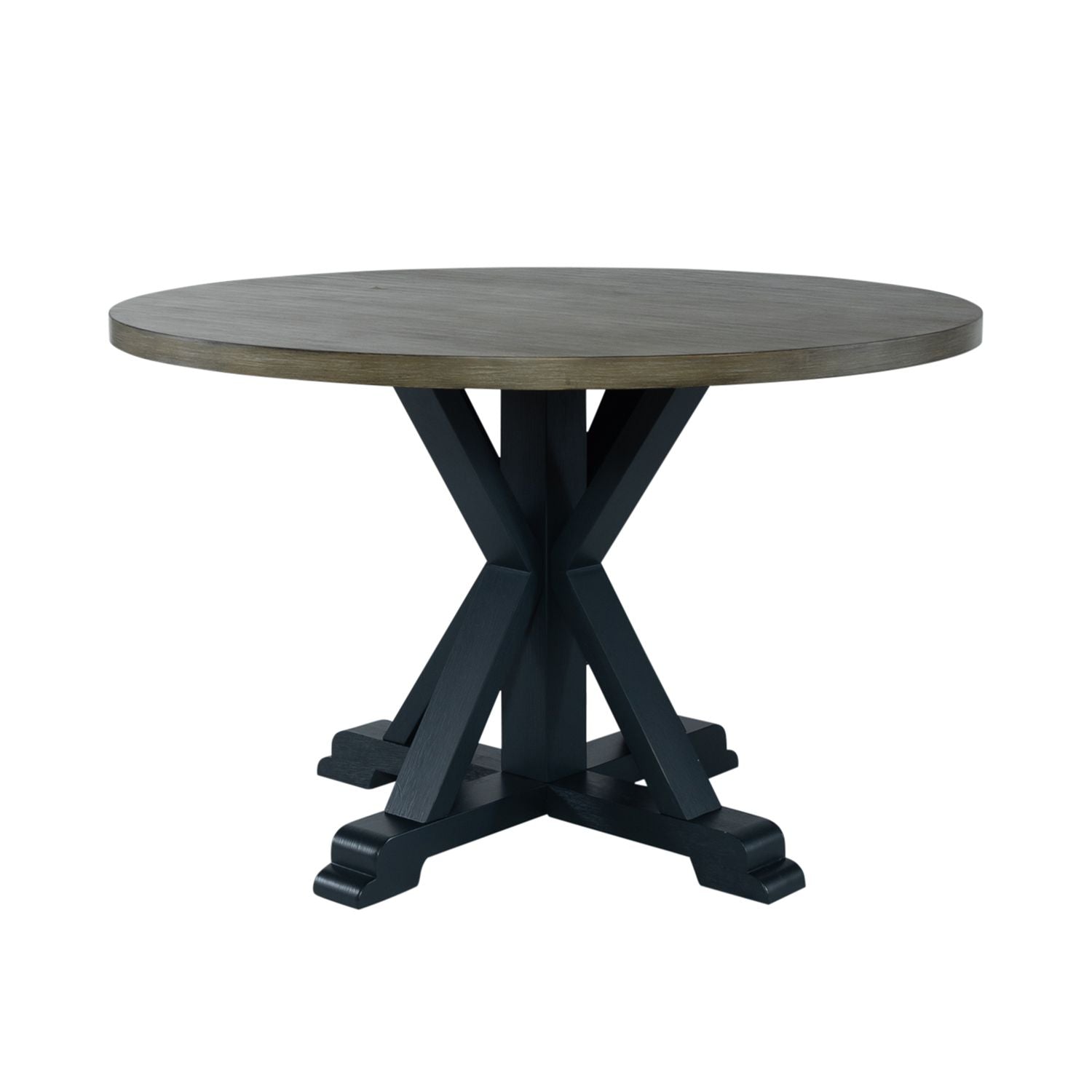 Lakeshore Single Pedestal Table- Navy