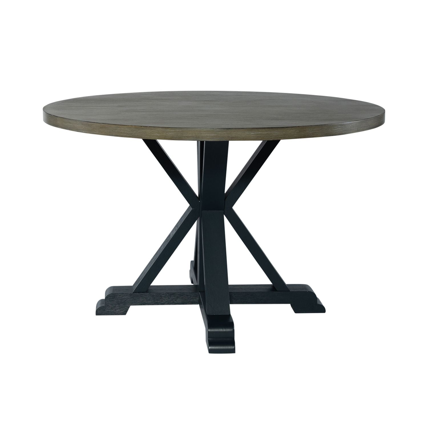 Lakeshore Single Pedestal Table- Navy