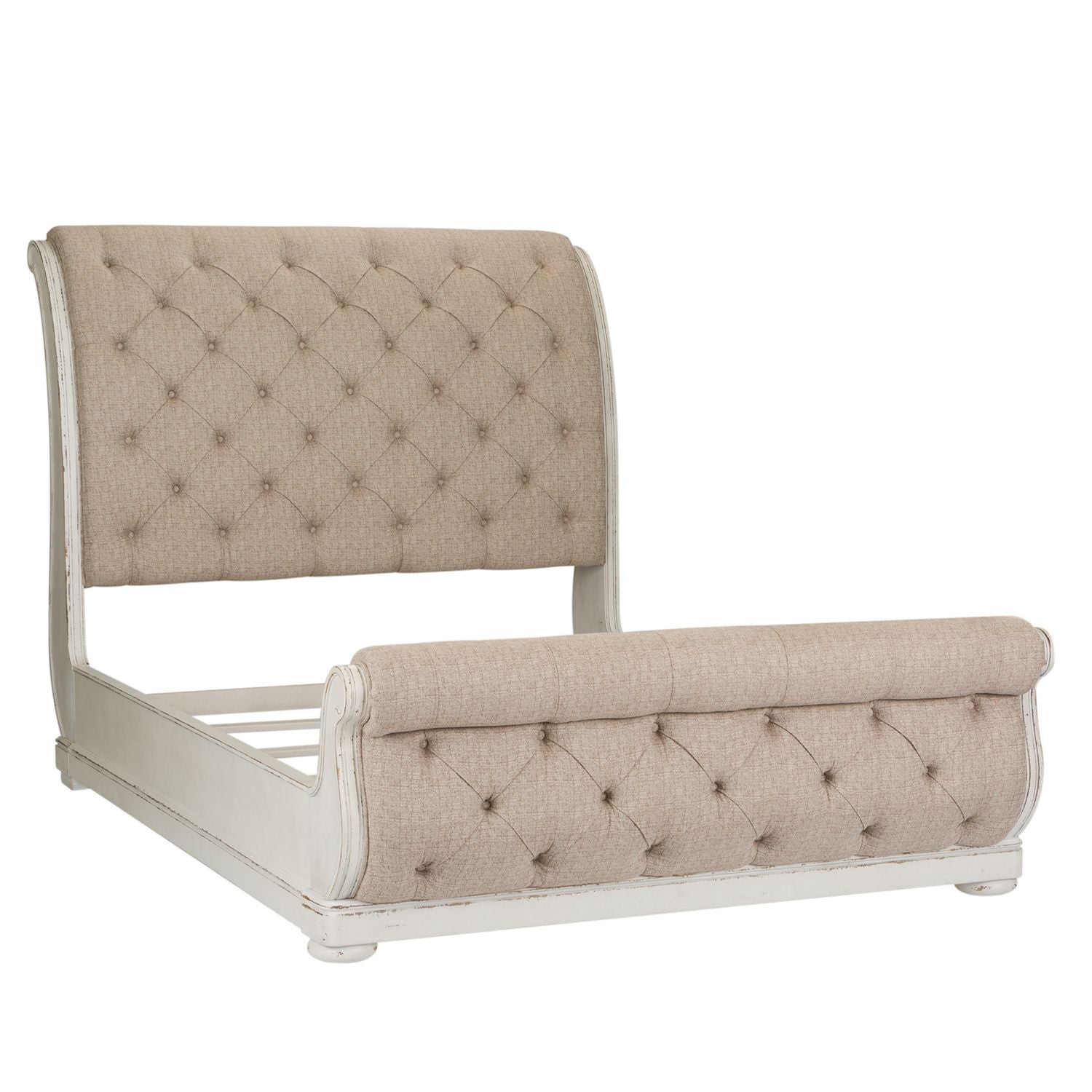 Abbey Park King Upholstery Sleigh Bed