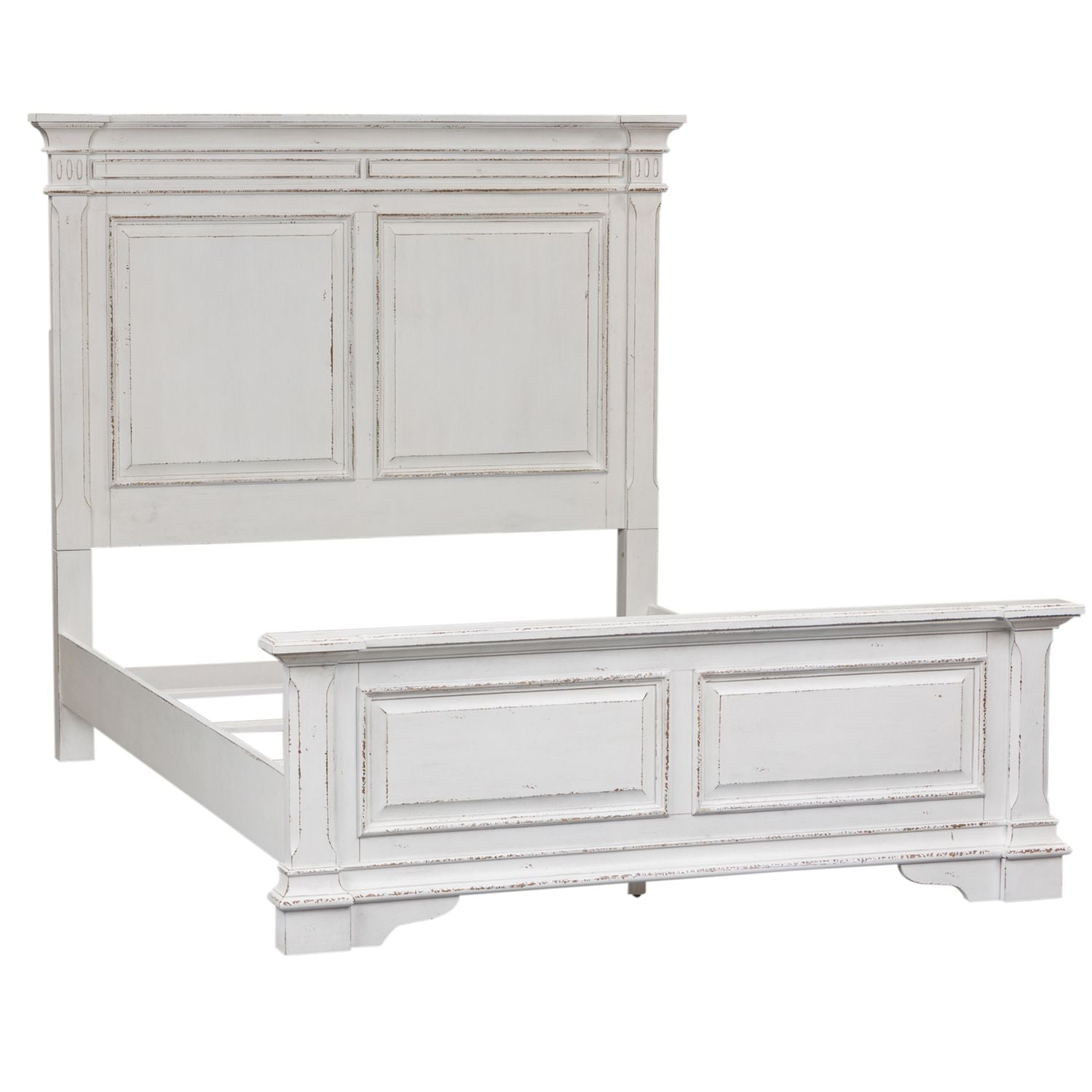 Abbey Park Queen Panel Bed, Dresser & Mirror
