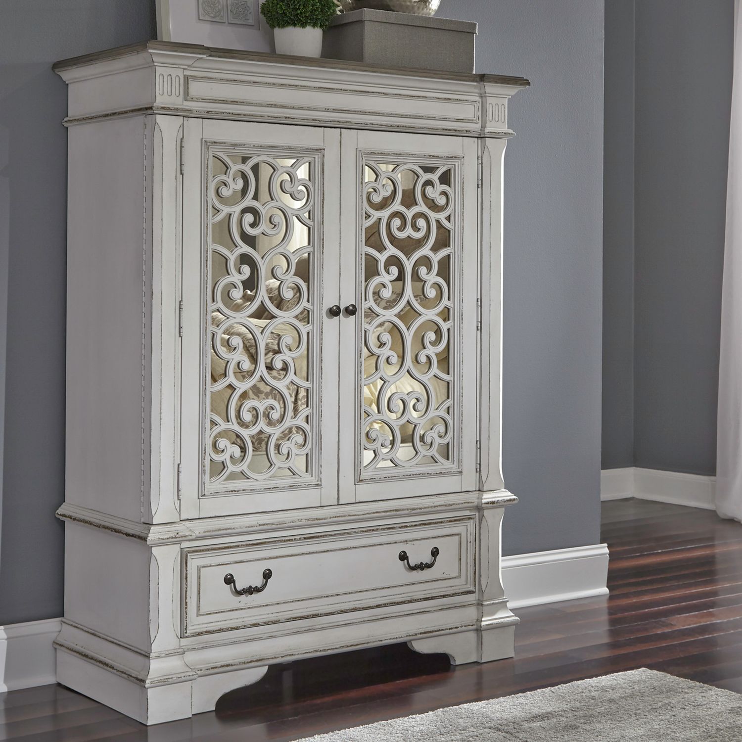 Abbey Park Mirrored Door Chest