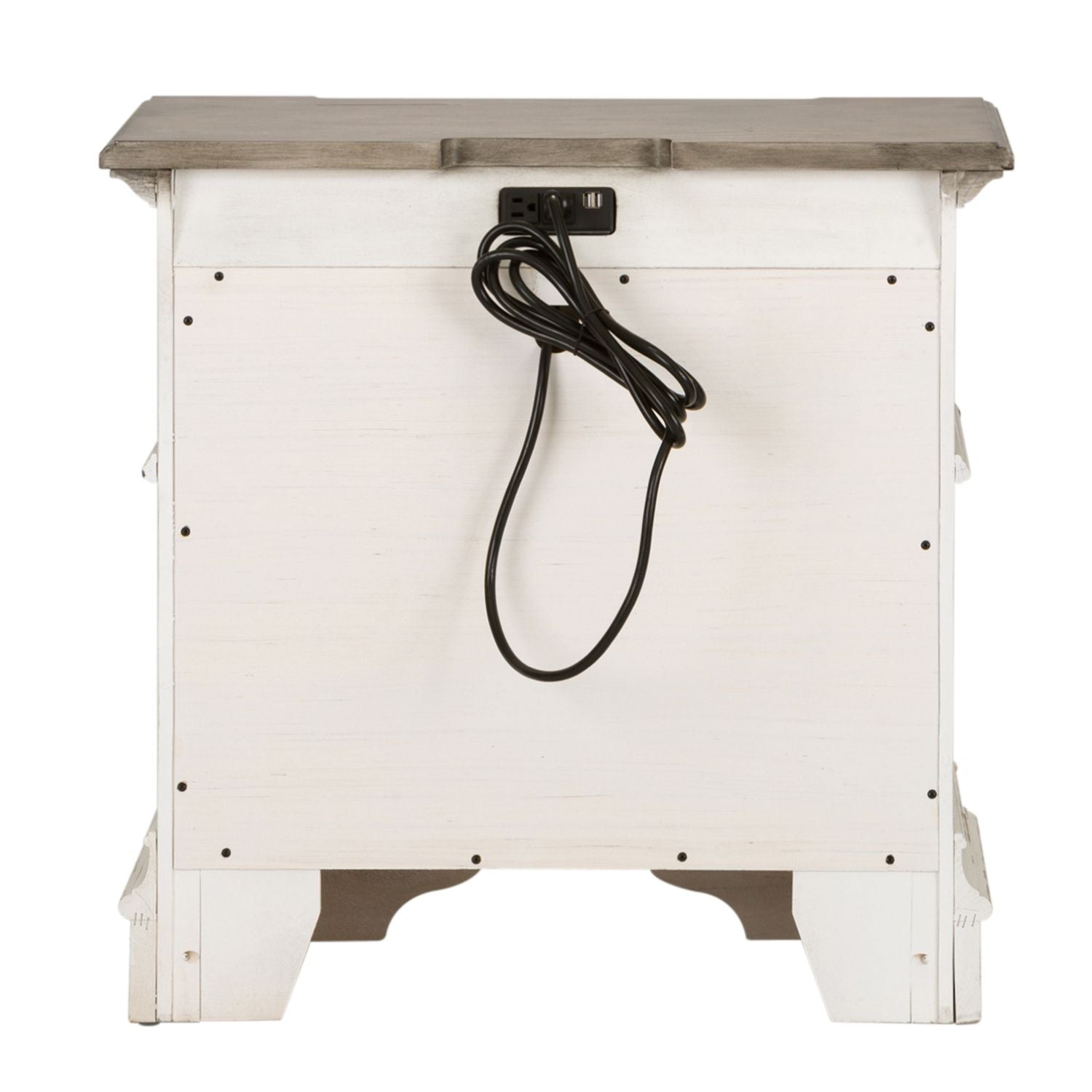 Abbey Park 2 Drawer Nightstand with Charging Station