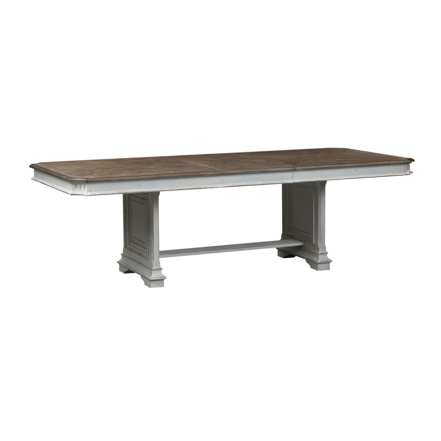 Abbey Park 7 Piece Trestle Table Set