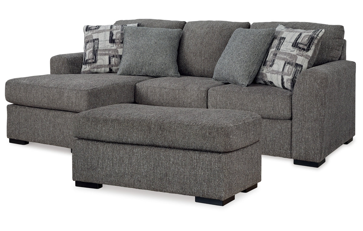 Gardiner Sofa Chaise with Ottoman