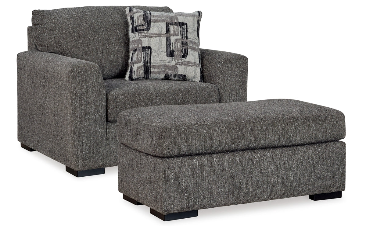 Gardiner Chair and Ottoman