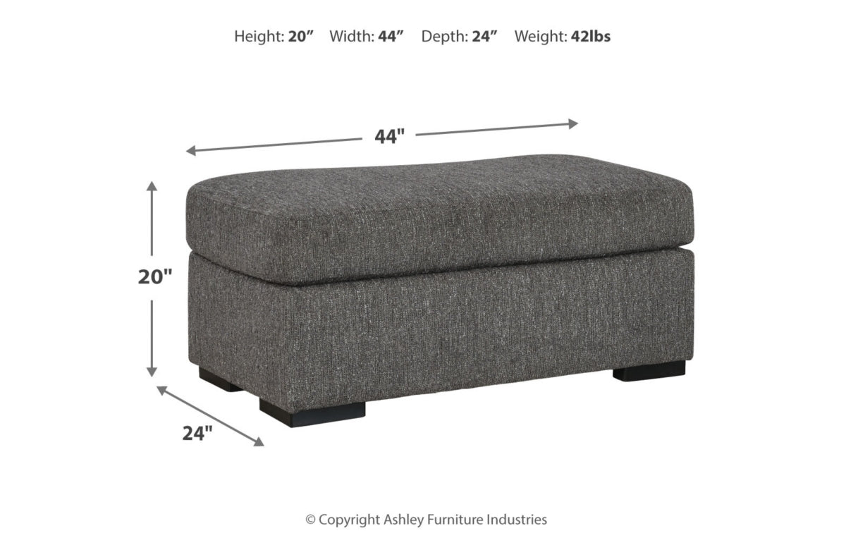 Gardiner Sofa Chaise with Ottoman