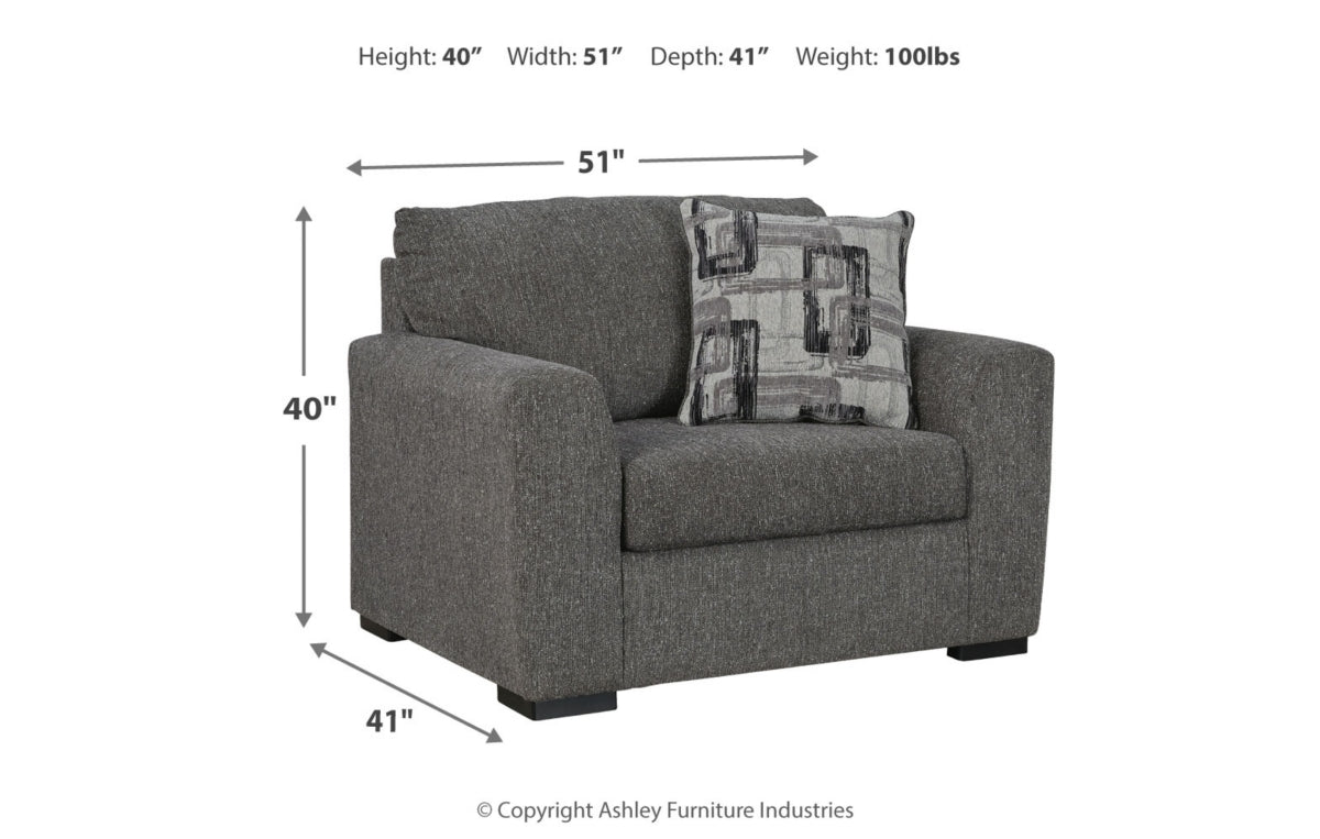 Gardiner Chair and Ottoman