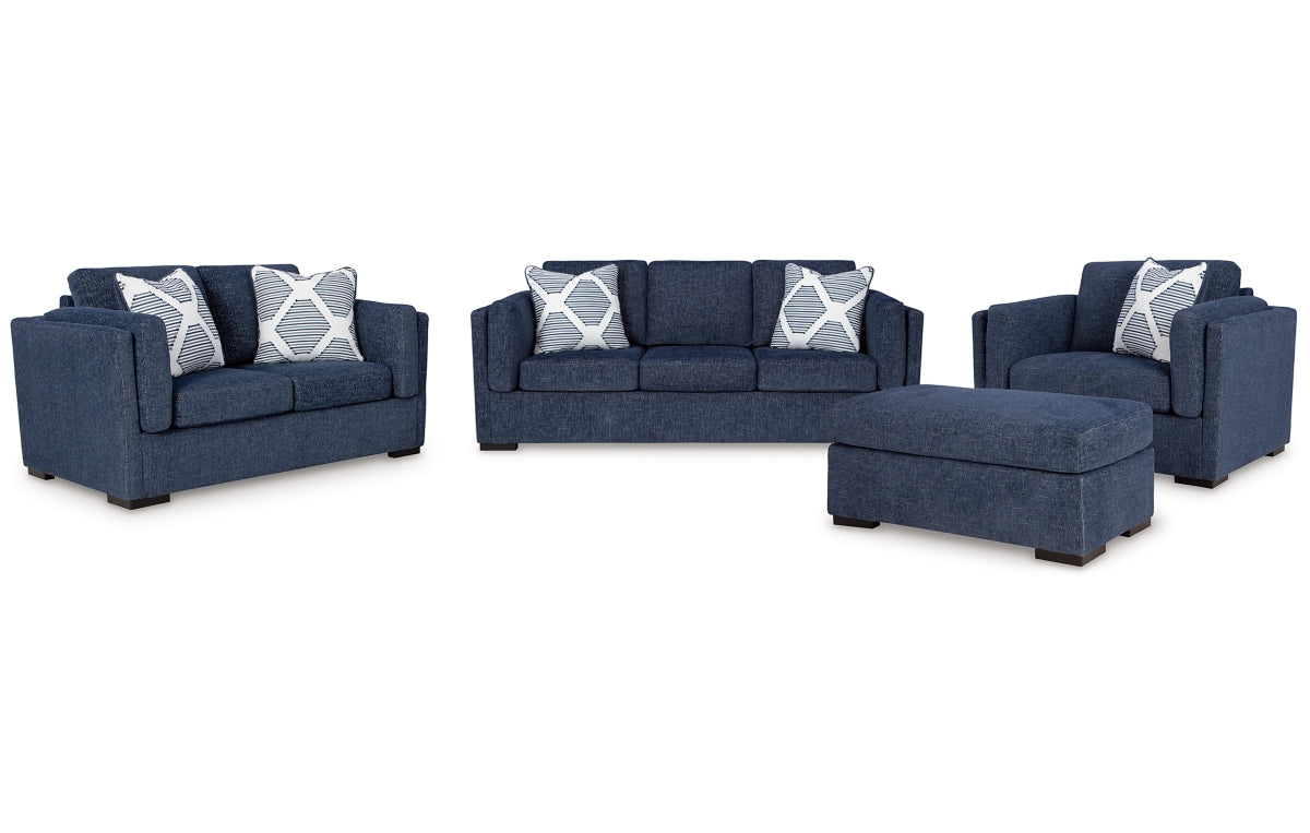 Evansley Sofa, Loveseat, Chair and Ottoman
