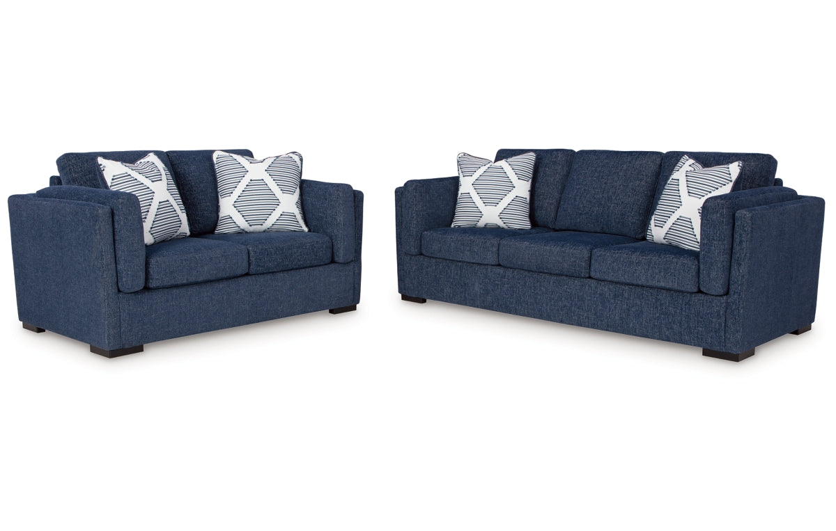 Evansley Sofa and Loveseat