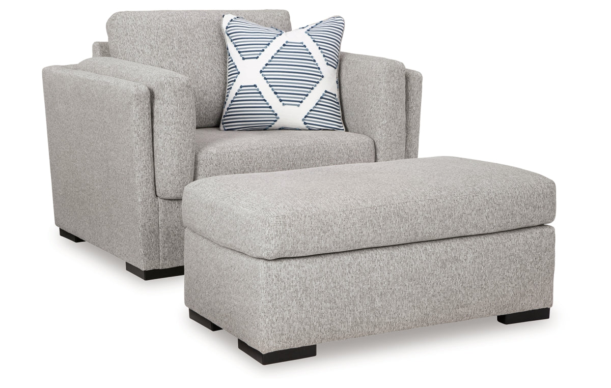 Evansley Chair and Ottoman