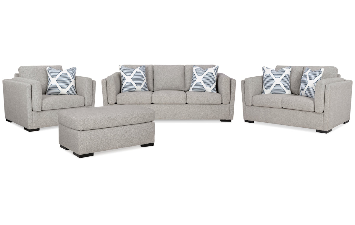 Evansley Sofa, Loveseat, Chair and Ottoman