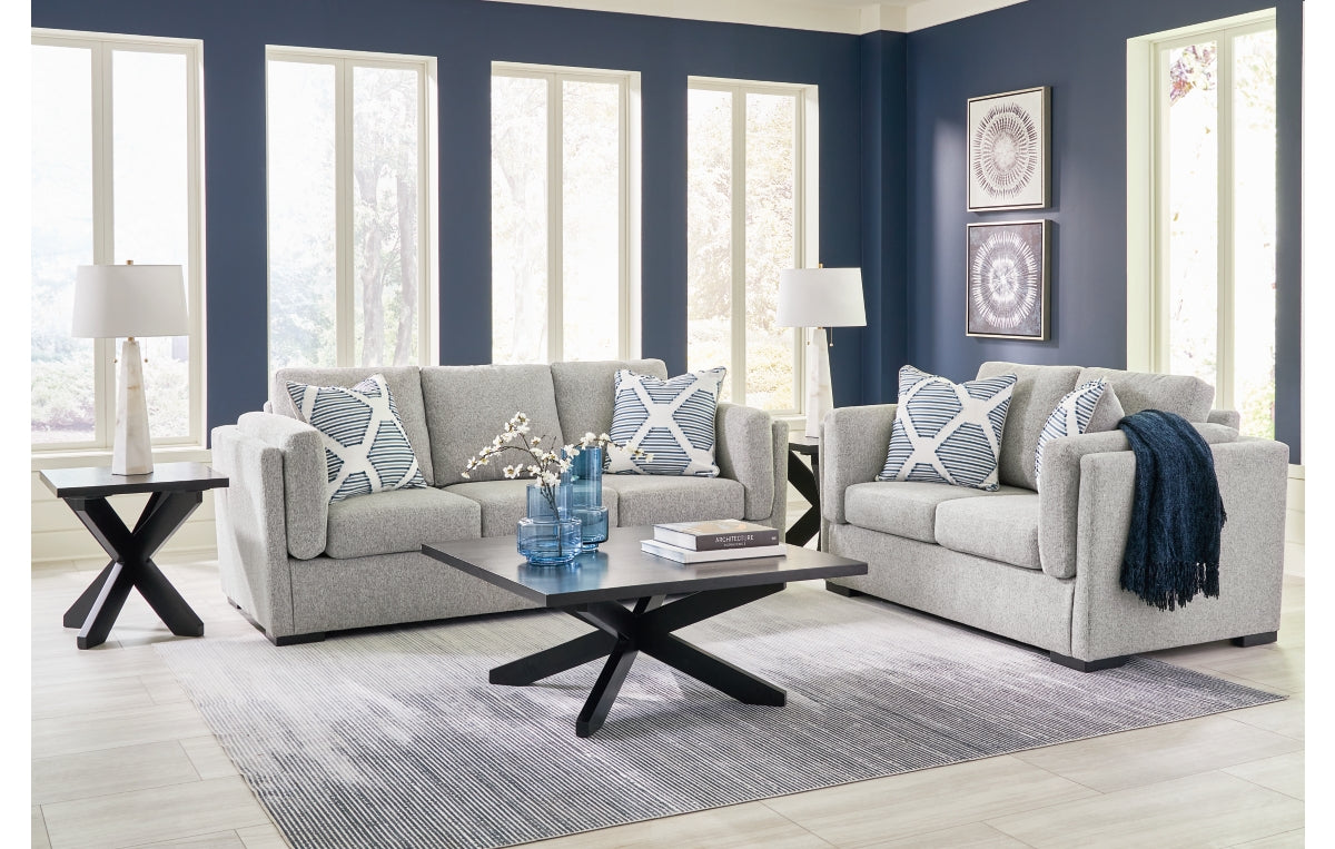 Evansley Sofa and Loveseat