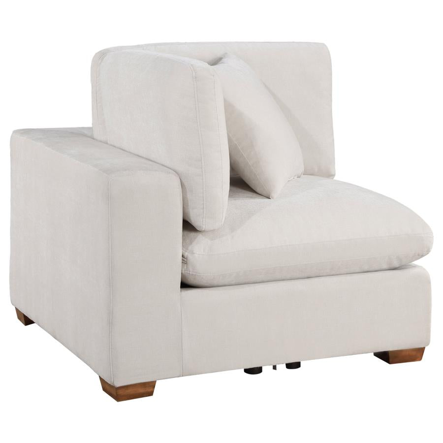 Lakeview 6-piece Upholstered Modular Sectional Sofa Ivory