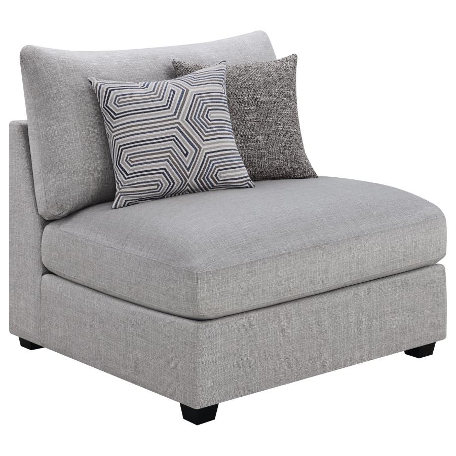 Cambria 6-piece Upholstered Modular Sectional Sofa Grey