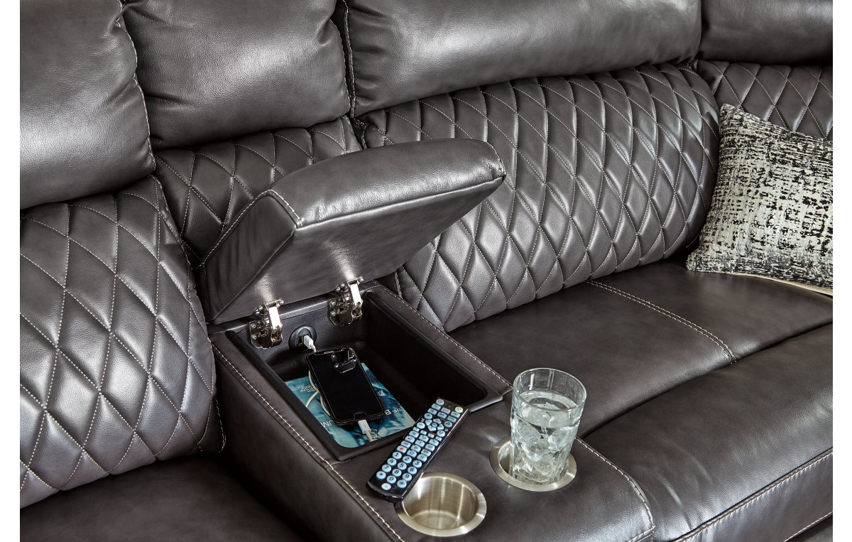 Samperstone 6-Piece Power Reclining Sectional