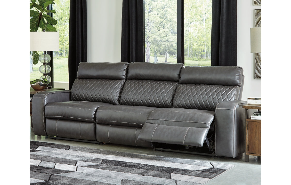 Samperstone 3-Piece Power Reclining Sectional Sofa