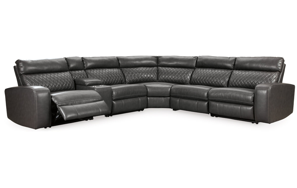 Samperstone 6-Piece Power Reclining Sectional