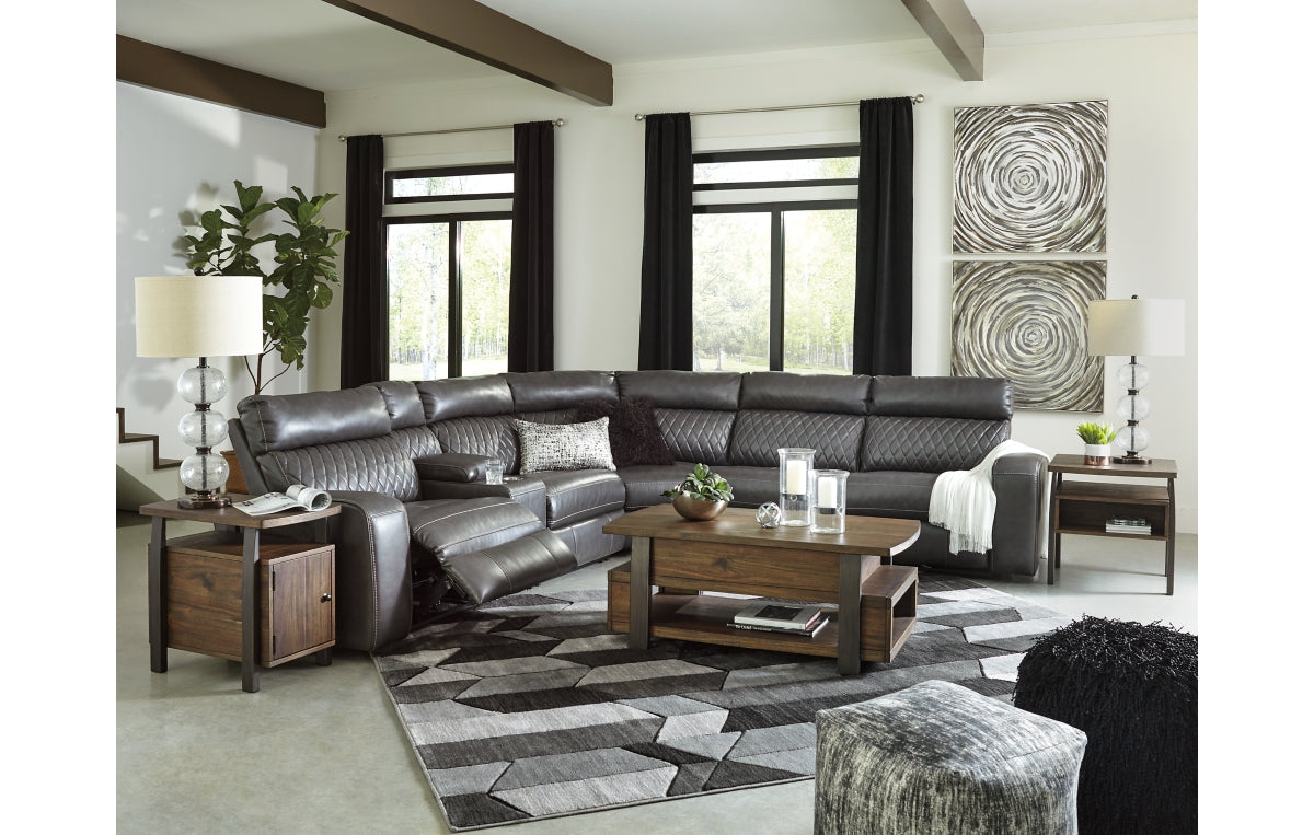 Samperstone 6-Piece Power Reclining Sectional