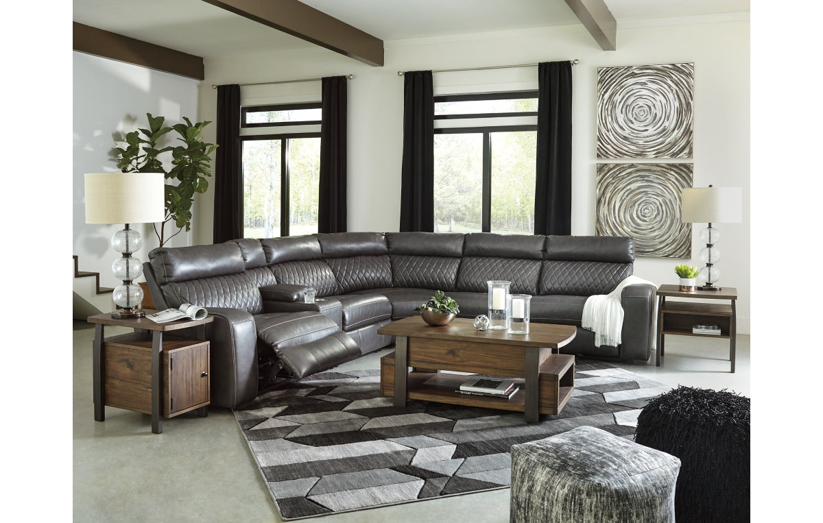 Samperstone 6-Piece Power Reclining Sectional