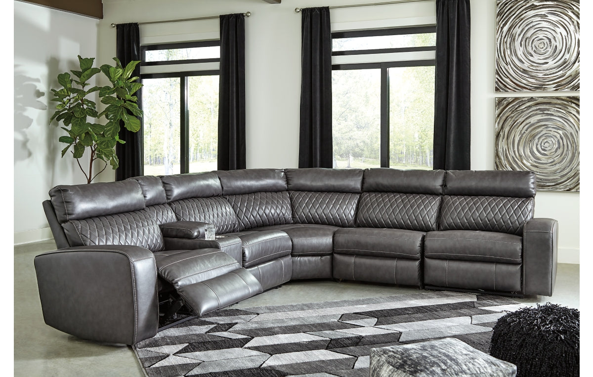 Samperstone 6-Piece Power Reclining Sectional