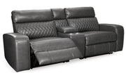 Samperstone 3-Piece Power Reclining Sectional Loveseat