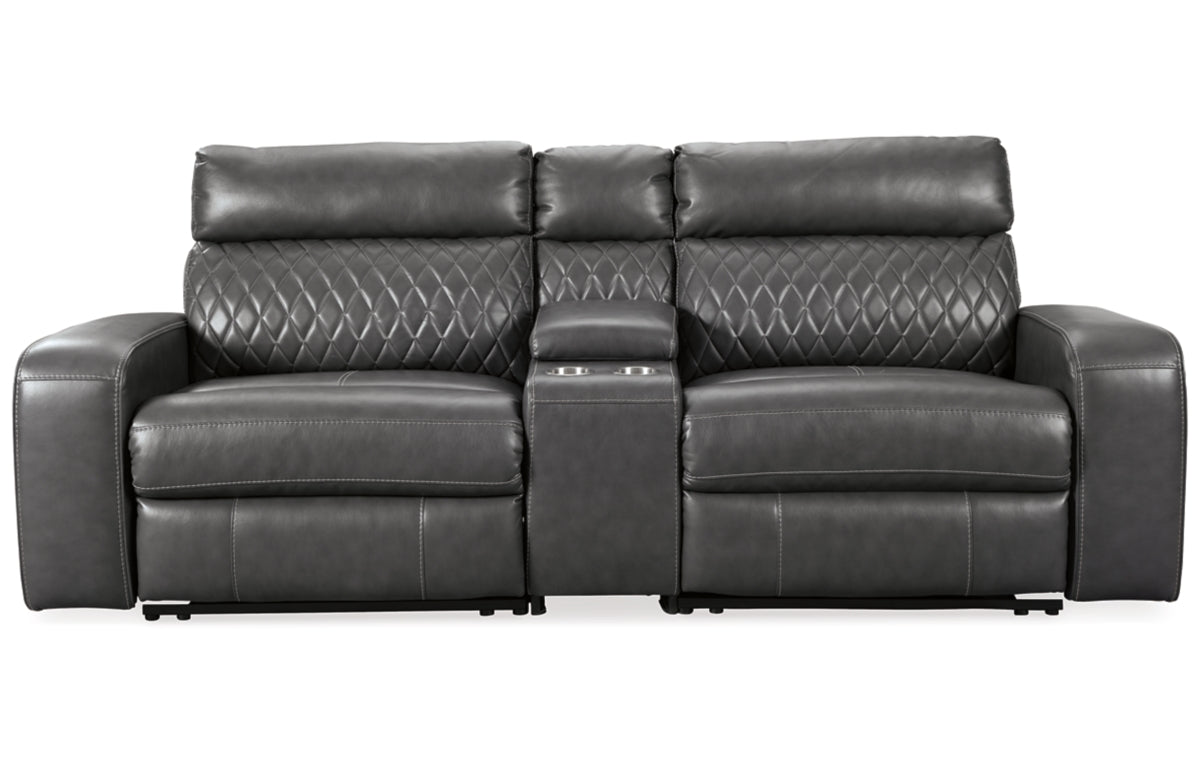 Samperstone 3-Piece Power Reclining Sectional Loveseat