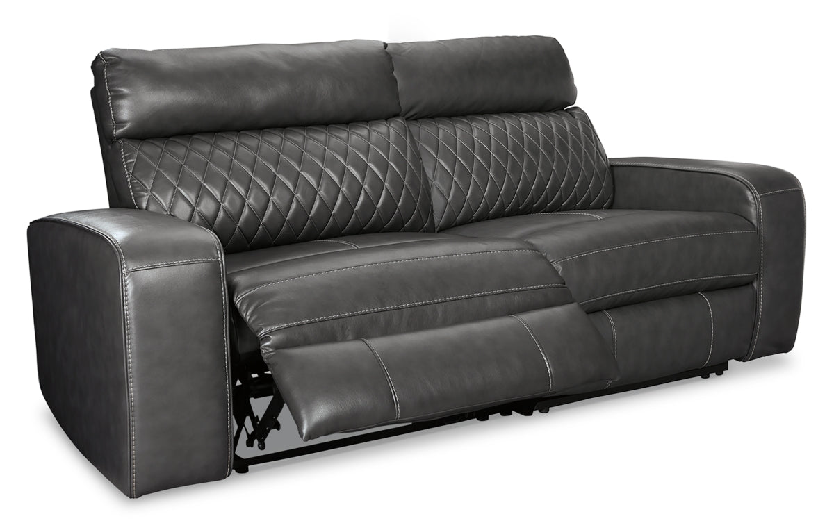 Samperstone 2-Piece Power Reclining Sectional Loveseat
